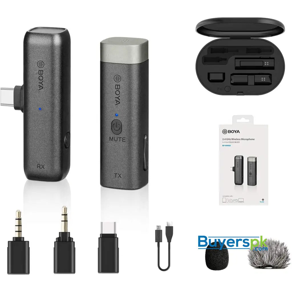 Boya By-wm3u 2.4ghz Wireless Microphone - Price in Pakistan Boya By-wm3u 2.4ghz Wireless Microphone - Price in Pakistan